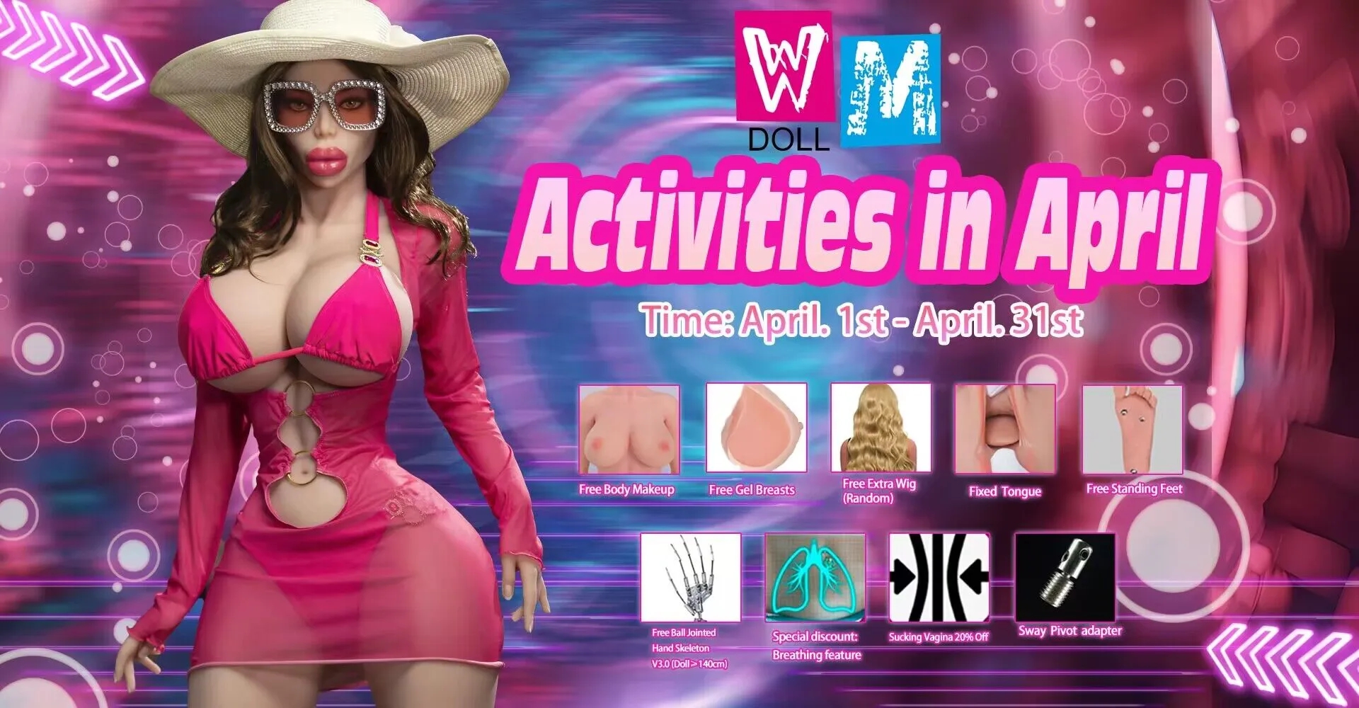 WM Sex Dolls April Aktion