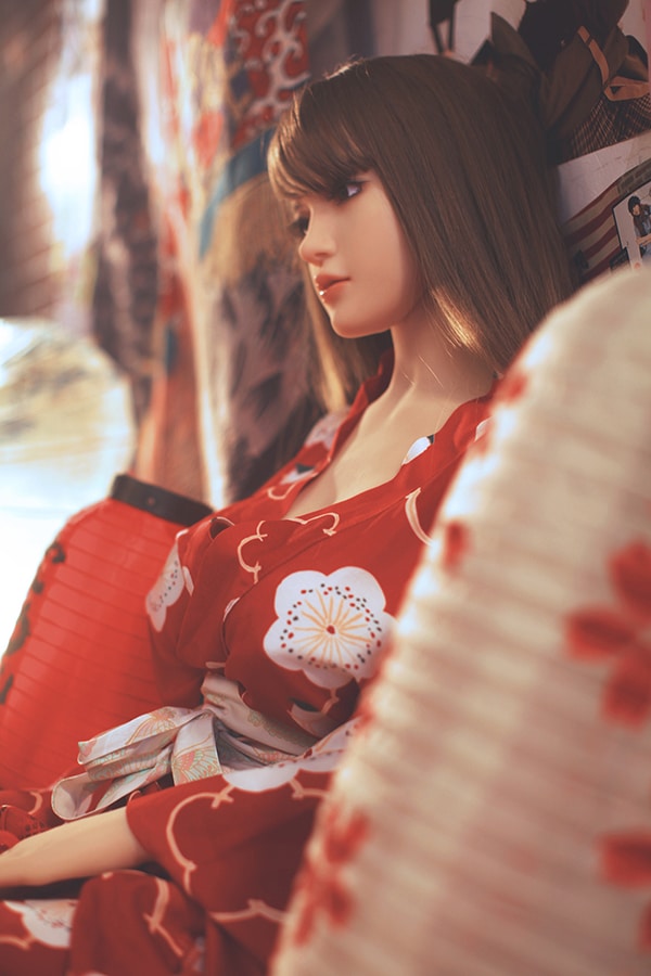 Real dolls im Kimono