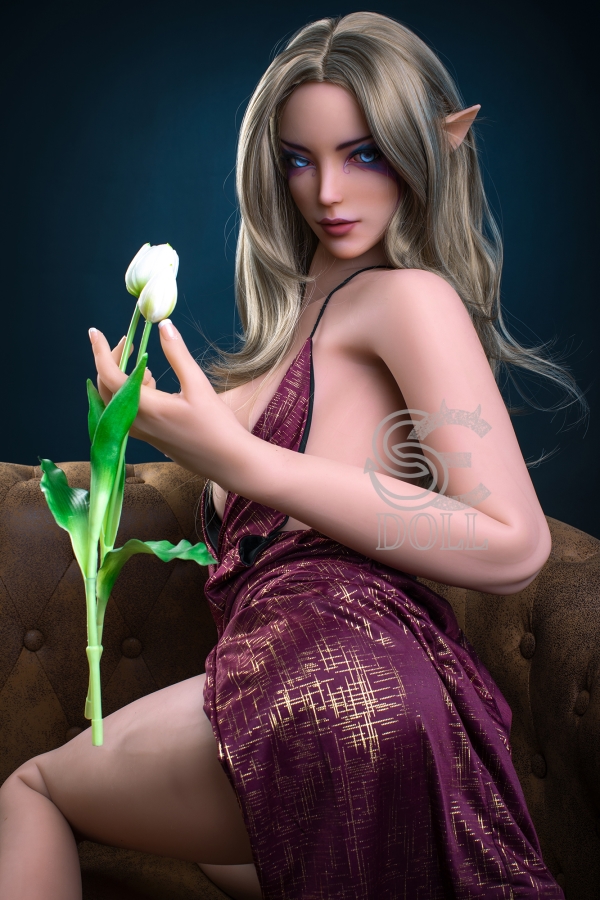 TPE Sexual dolls hÃ¤lt Tulpen
