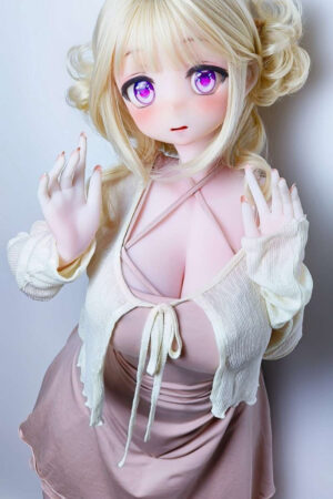 151 cm Elsababe Silikon Sexdoll Airi mit Blonde Anime-look
