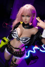 157 cm Cyberpunk Silikon Sexpuppe mit G-Cup und hyperrealistischer Hauttextur