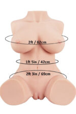 Half Body Sex Doll mit 42 cm Taille und 69 cm Hüftumfang