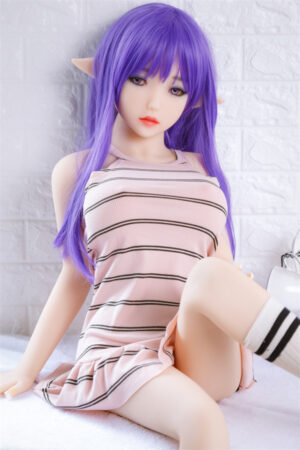 Lila Haare Elf Mini Sexpuppen