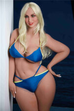 Mollige Sex puppe Blonde