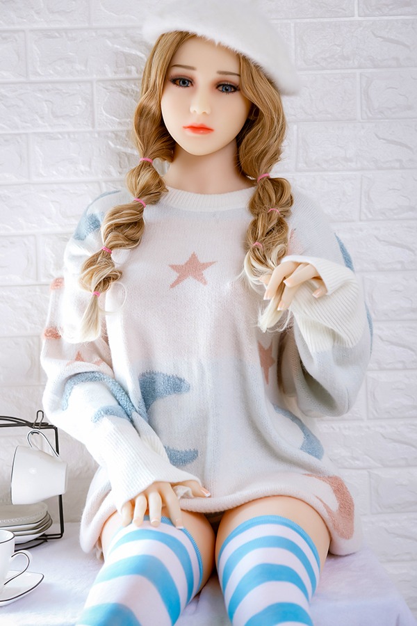 1 Doppelter Pferdeschwanz Blonde Lebensechte Love dolls