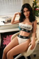 Stilvoll Liebespuppen im gestreiften Dessous-Outfit