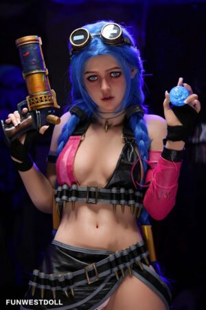 Premium Sex Doll mit Revolver