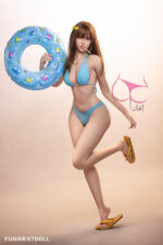 157 cm C Cup Sexy Doll Lebensecht