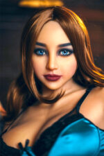 Realistische sexdoll mit charmant Blaue Augen