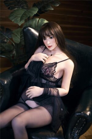 Schwarzes Haar love doll