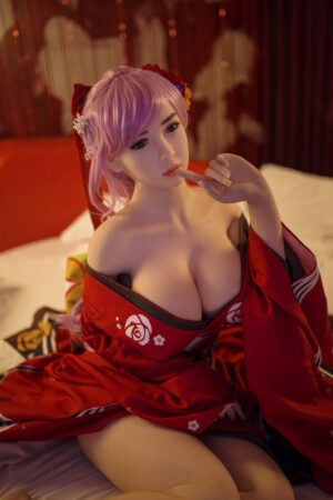 Real dolls kaufen im roten Kimono