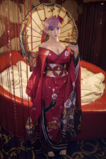 Sex dolls mit Blume auf dem Kopf