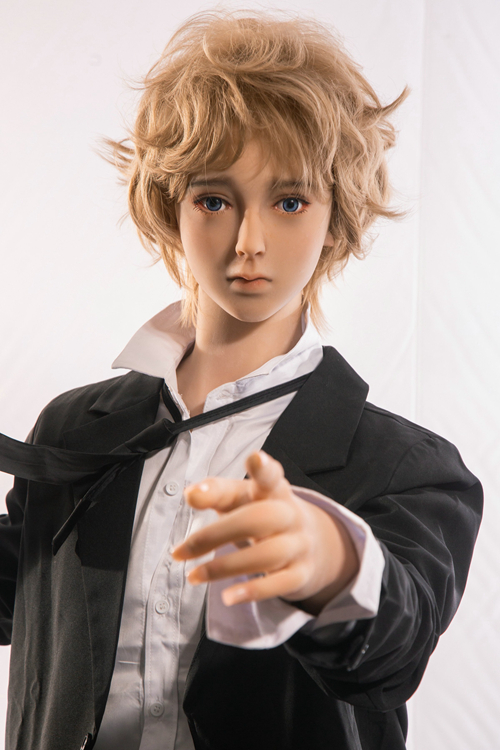 1 Blonde lockige Real Dolls