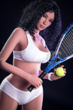 Schwarzes lockiges Haar sexdoll