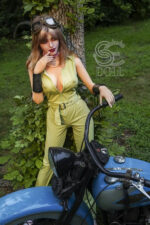 Freche Bikerin Sexpuppe