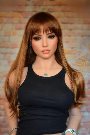 Braune Schmutzige geflochtene Haare Real sex doll