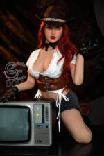 Lust doll mit Handschuhen