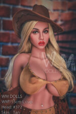 Real sex doll in brauner Unterwäsche
