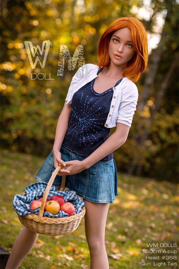 1 Orangefarbene kurzhaarige Real Doll Kaufen