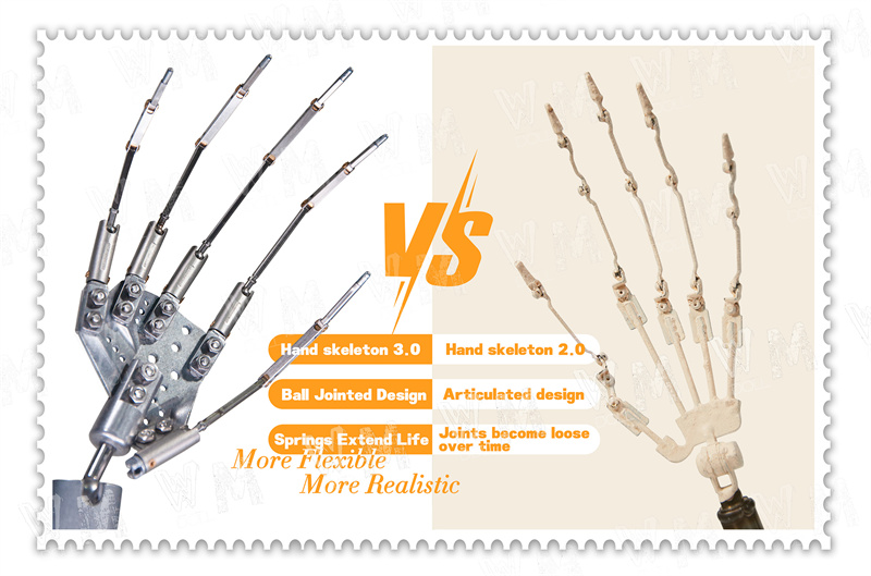 Lebensechte Sexpupper 3.0 vs 2.0 hand Skelett