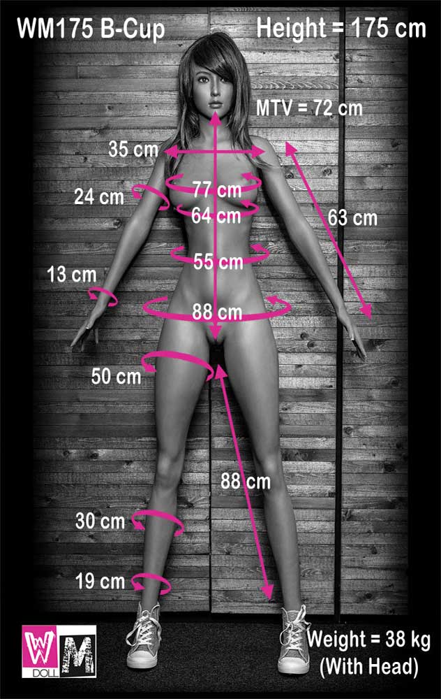 WM Liebespuppen kaufen 175cm B-cup