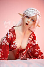 Geheimnisvolle lila Augen Anime WM Doll
