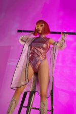 Einteiler mit Laserpulver love doll